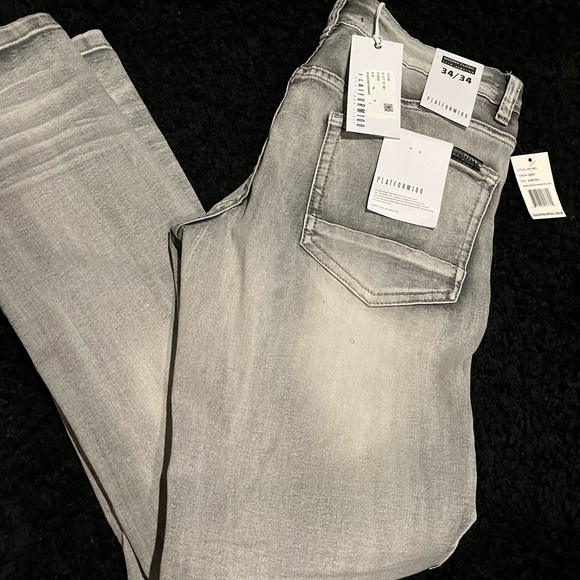 Grey Ripped Jeans - Picture 3 of 3